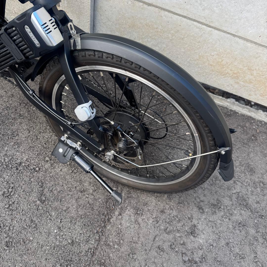 MATE CITY ブラック 折りたたみ式 電動アシスト自転車 オプション多数