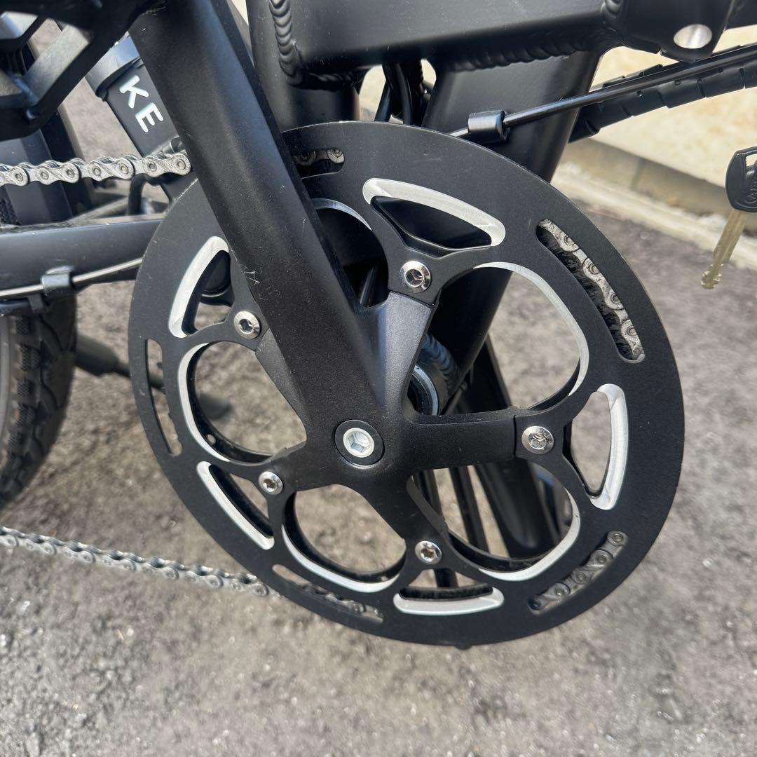 MATE CITY ブラック 折りたたみ式 電動アシスト自転車 オプション多数