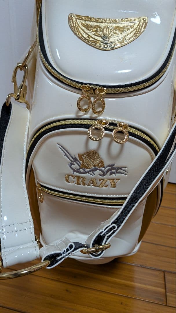 CRAZY キャディバッグ「ローズ＆バタフライ」モデル
