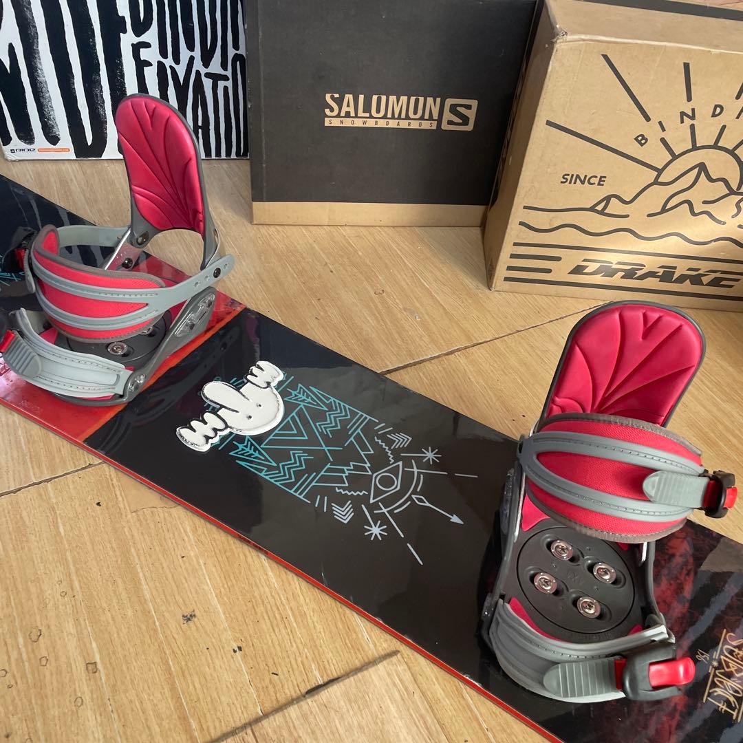 SALOMON×SION　サロモン　バインディング付スノーボードセット