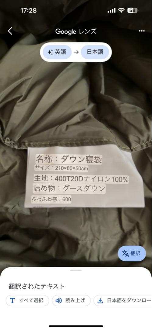 【新品】キャンプグリーブ シュラフ 春夏秋 寝袋 ダウン マミー型 グースダウン