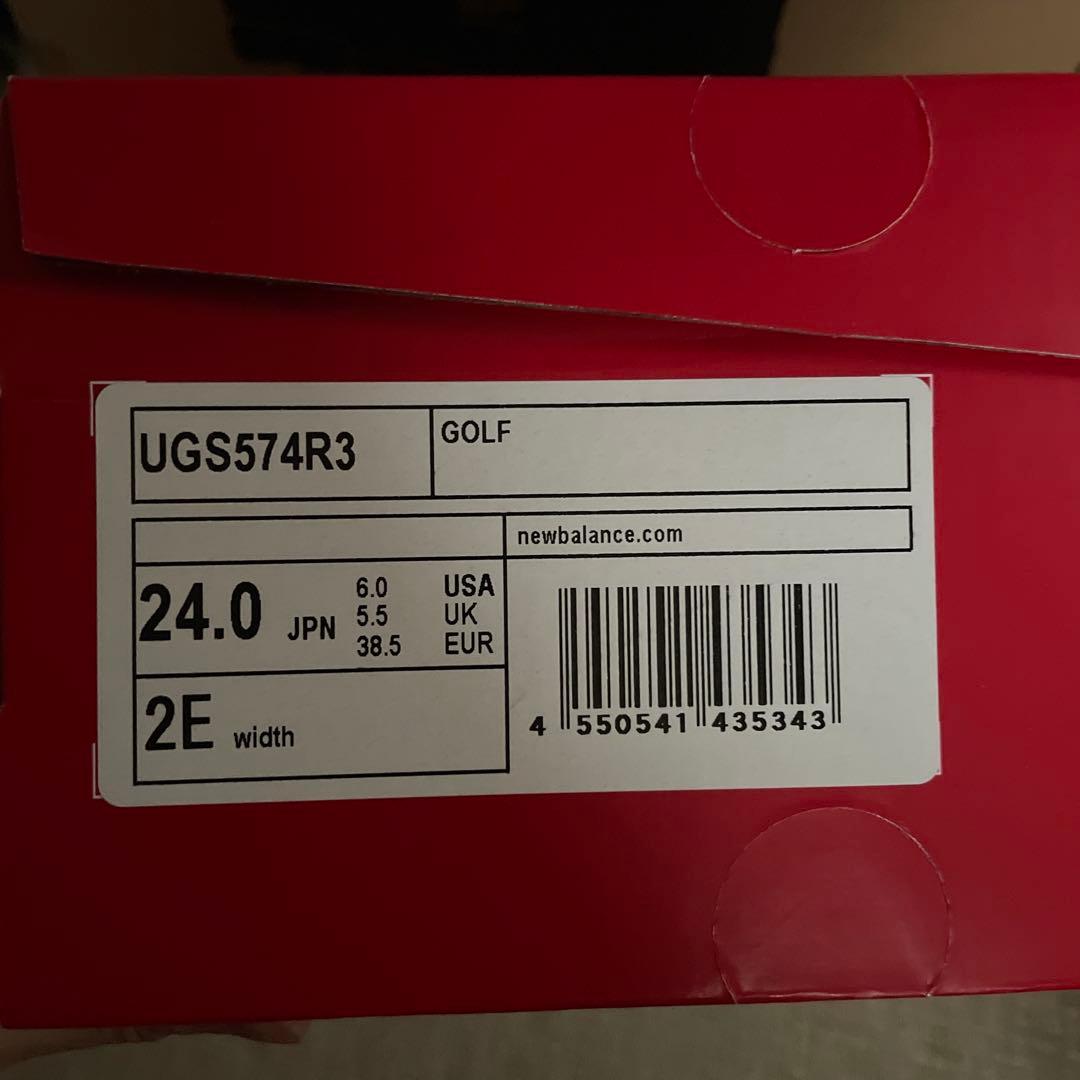 New Balance ゴルフシューズ　ネイビー/ホワイト 24cm#1118