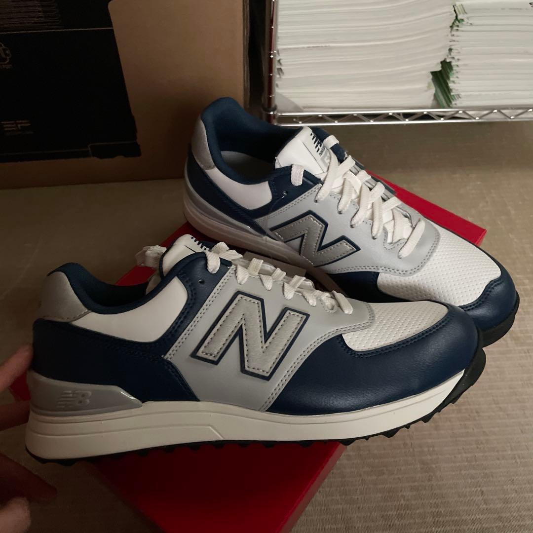 New Balance ゴルフシューズ　ネイビー/ホワイト 24cm#1118