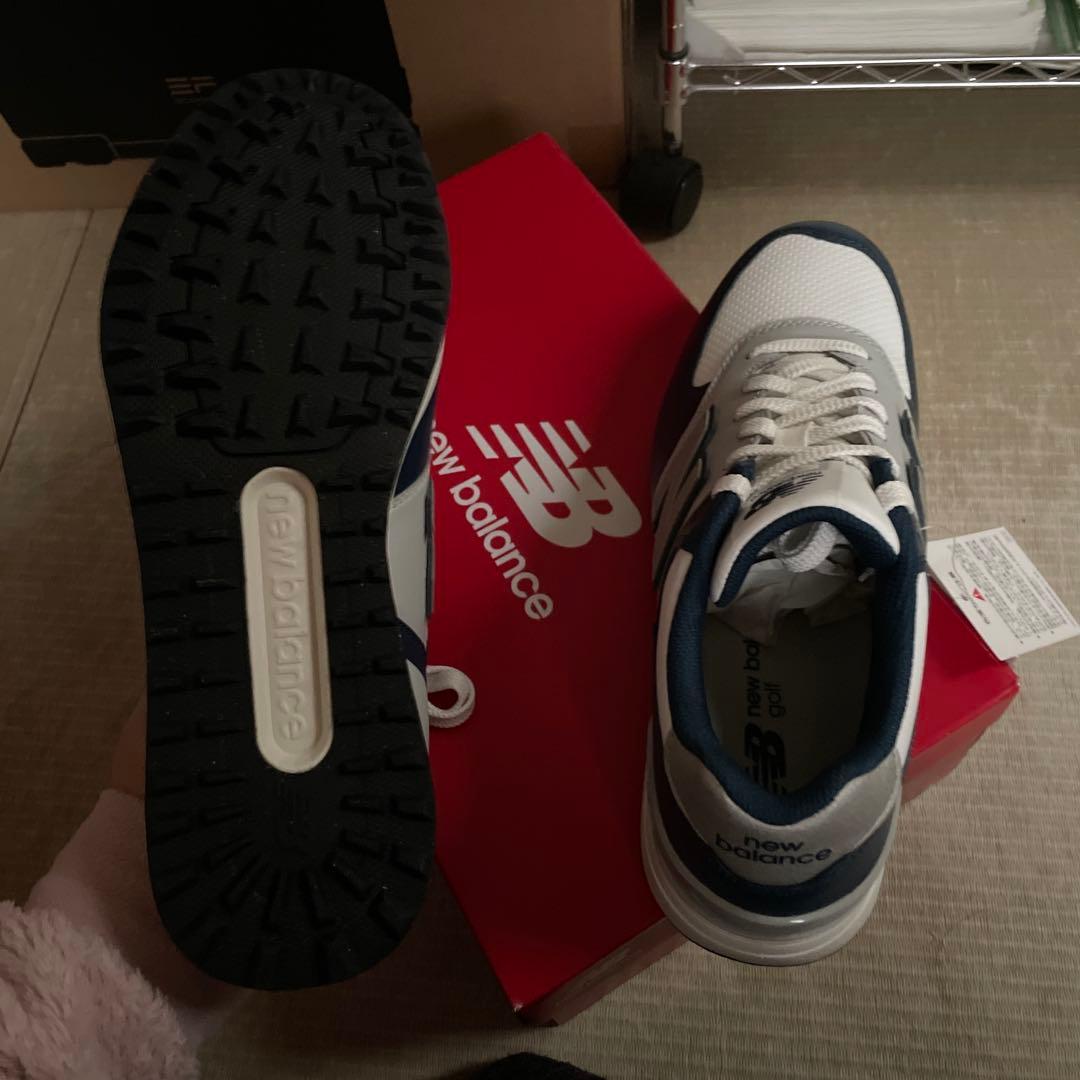 New Balance ゴルフシューズ　ネイビー/ホワイト 24cm#1118