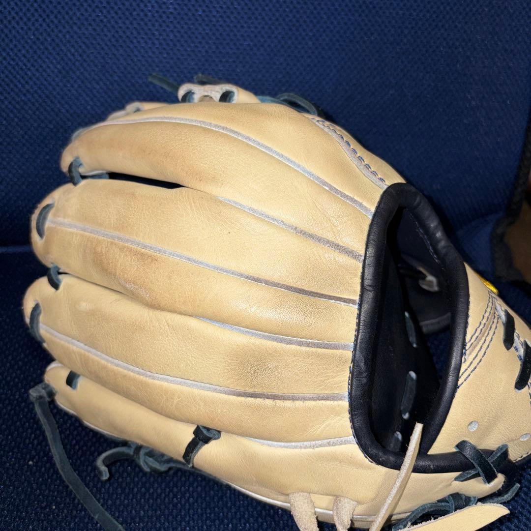 ジームス 限定 内野手用軟式グローブ 湯もみ型付け済 三方親