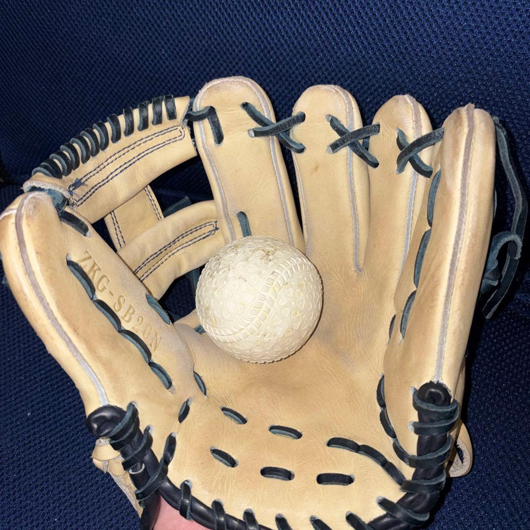 ジームス 限定 内野手用軟式グローブ 湯もみ型付け済 三方親