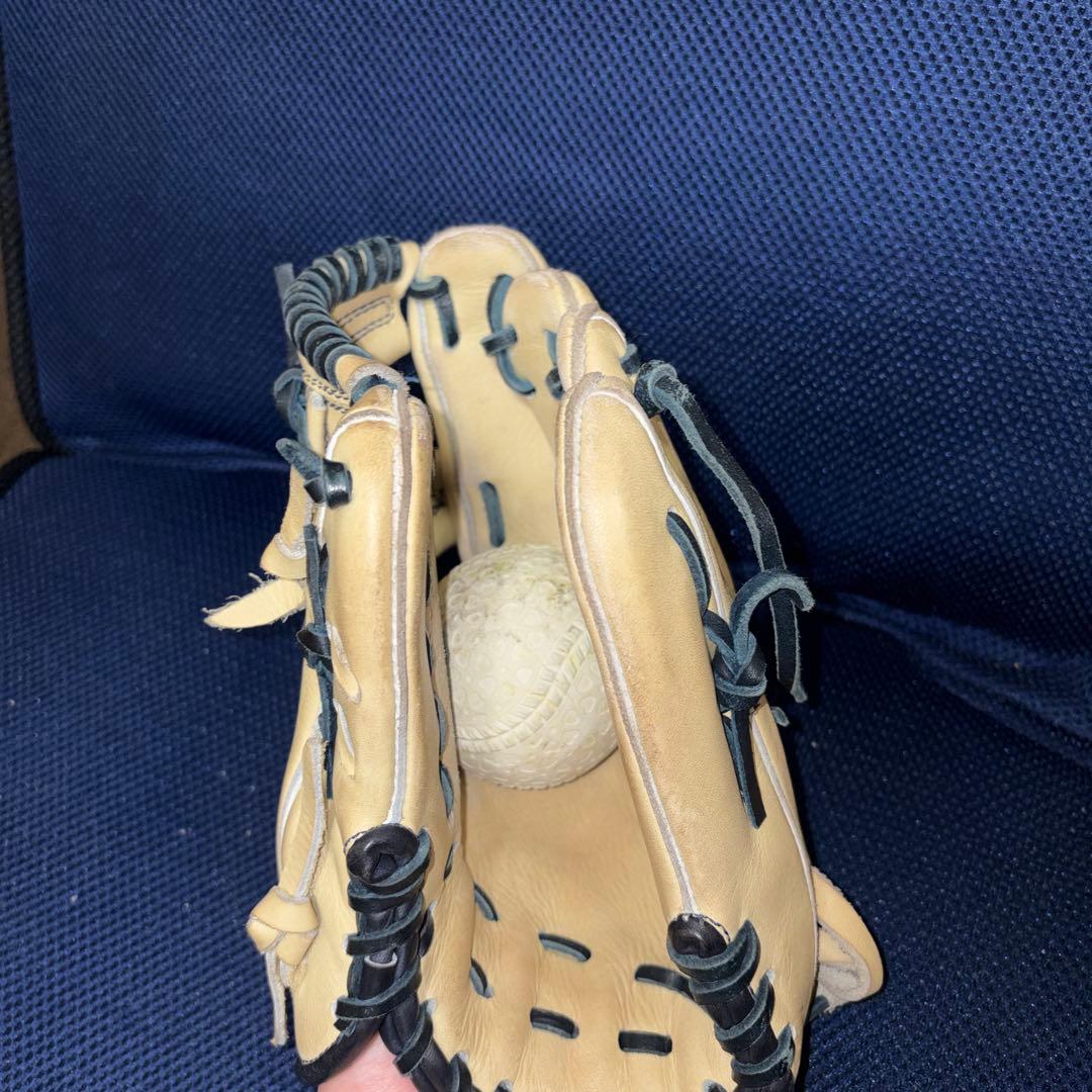 ジームス 限定 内野手用軟式グローブ 湯もみ型付け済 三方親