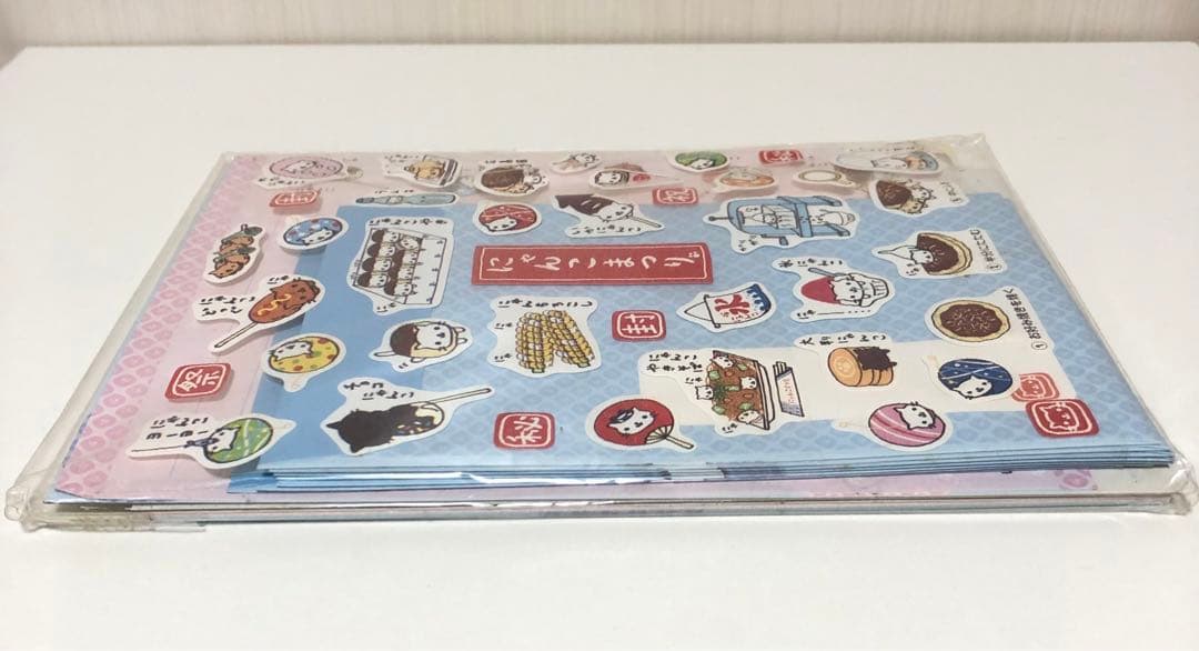 にゃんこまつり　レターセット　お面　にゃんにゃんにゃんこ　サンエックス　当時物