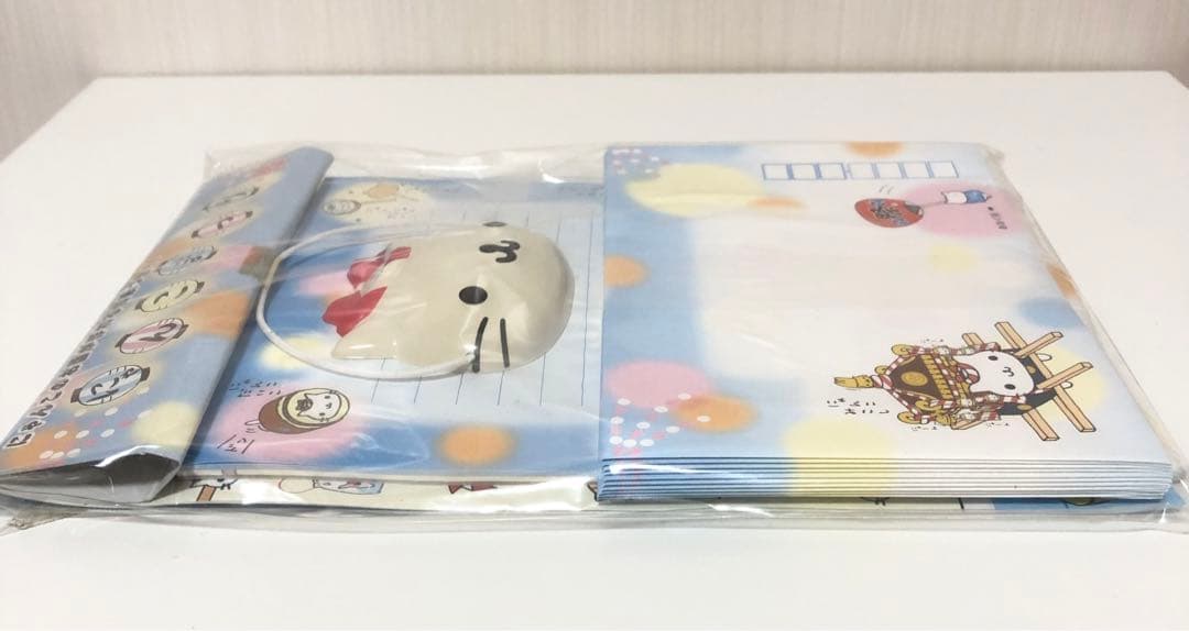 にゃんこまつり　レターセット　お面　にゃんにゃんにゃんこ　サンエックス　当時物