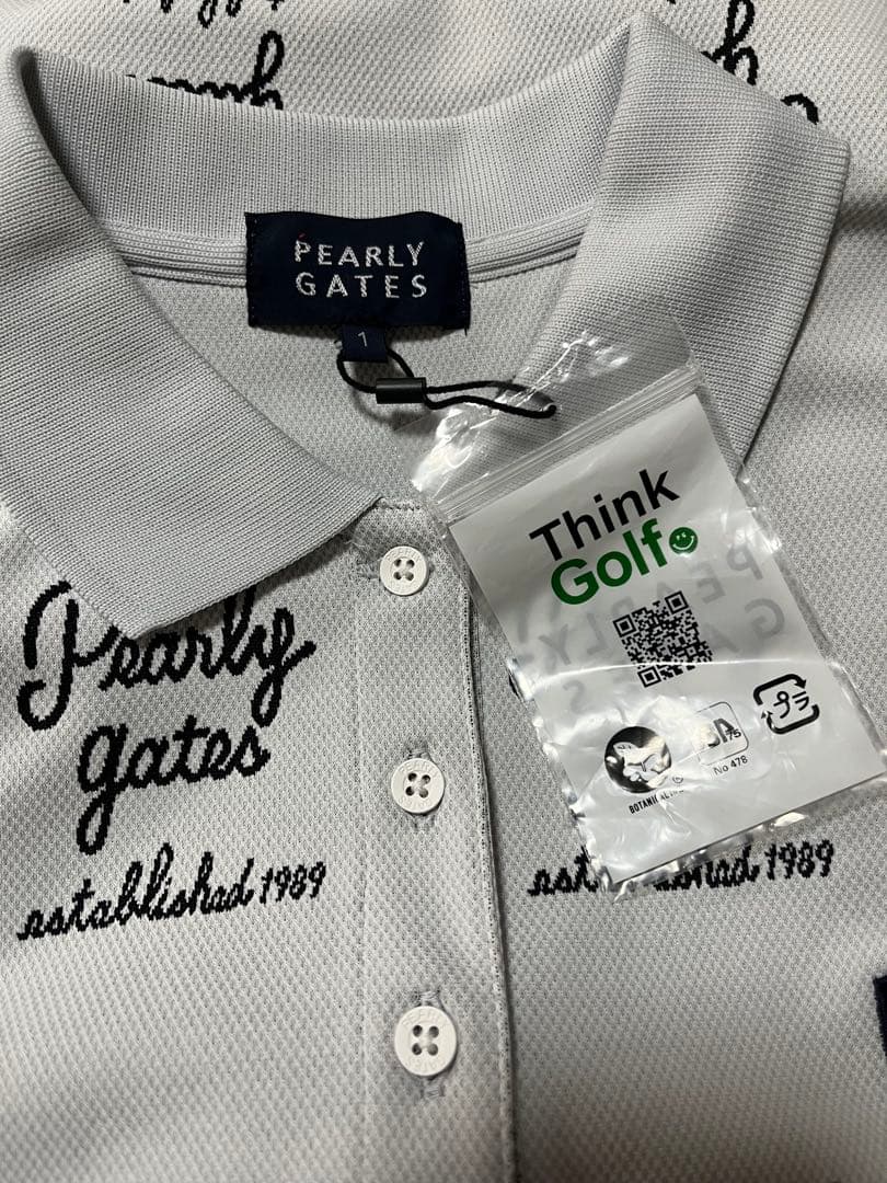 PEARLY GATES ロゴポロシャツ