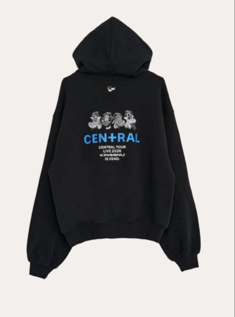 King Gnu Cen+ral tour フーディ　XL