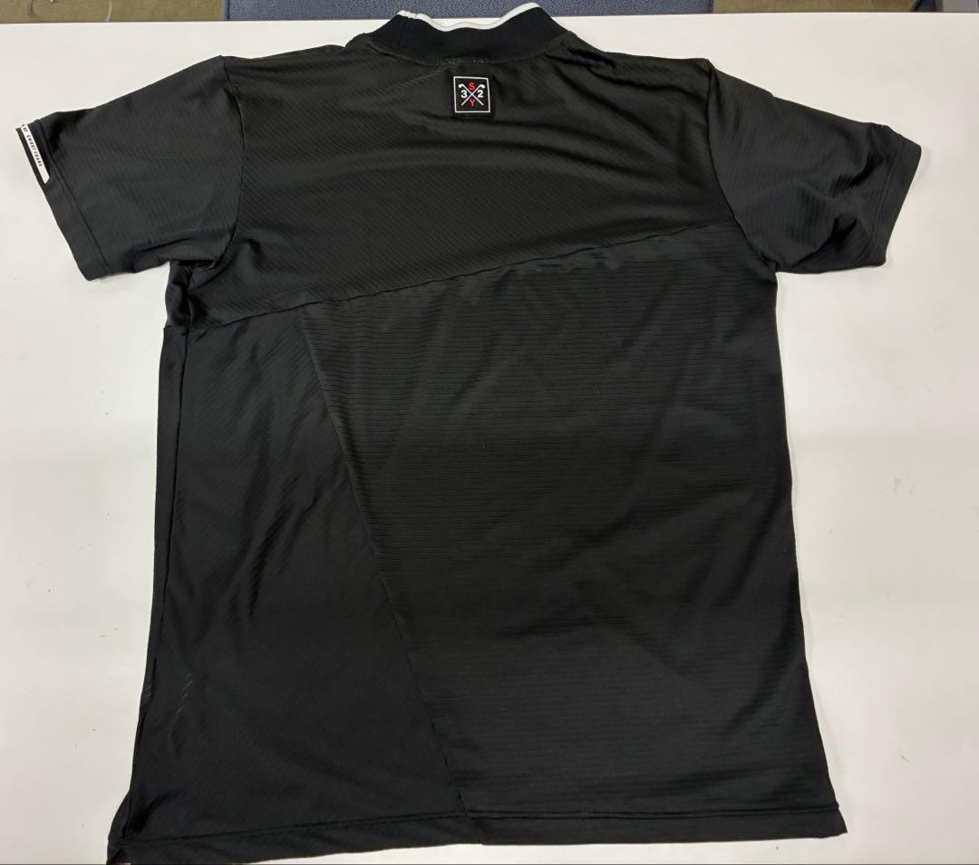 SY32 モックネックTシャツ　Lサイズ　ブラック