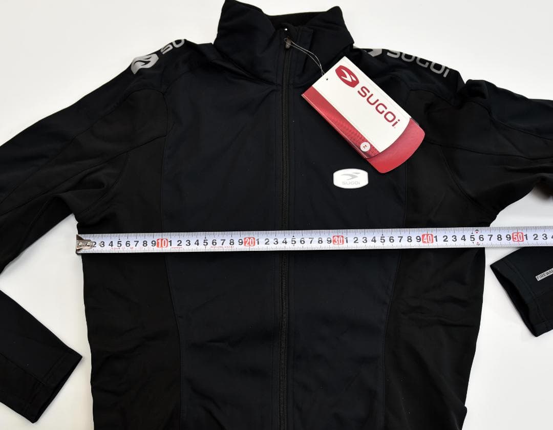 SUGOI RS ZERO LSジャージ size:M ブラック 64809U