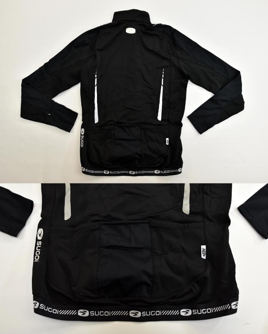 SUGOI RS ZERO LSジャージ size:M ブラック 64809U