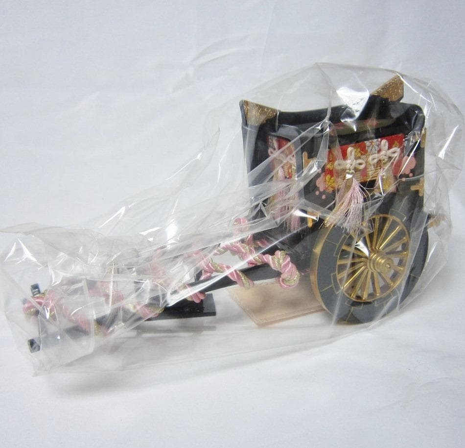 雛道具 木製38号 6点セット「里」小梅 蒔絵付