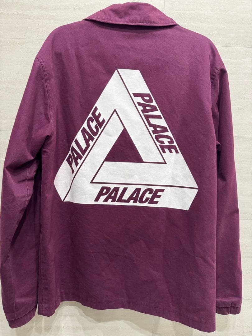 PALACE コーチジャケット バーガンディ Mサイズ
