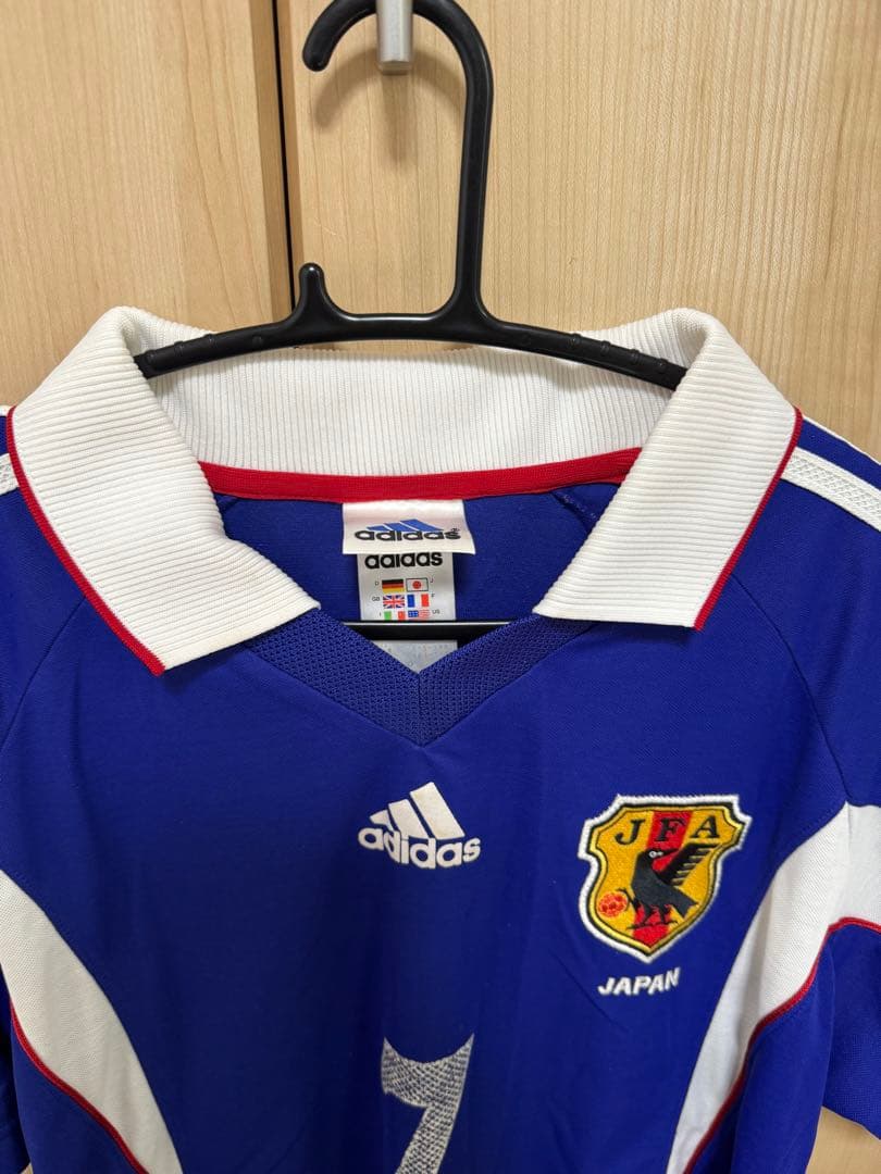 日本代表ユニフォームadidas アディダス 　前園真聖　7 サイズO