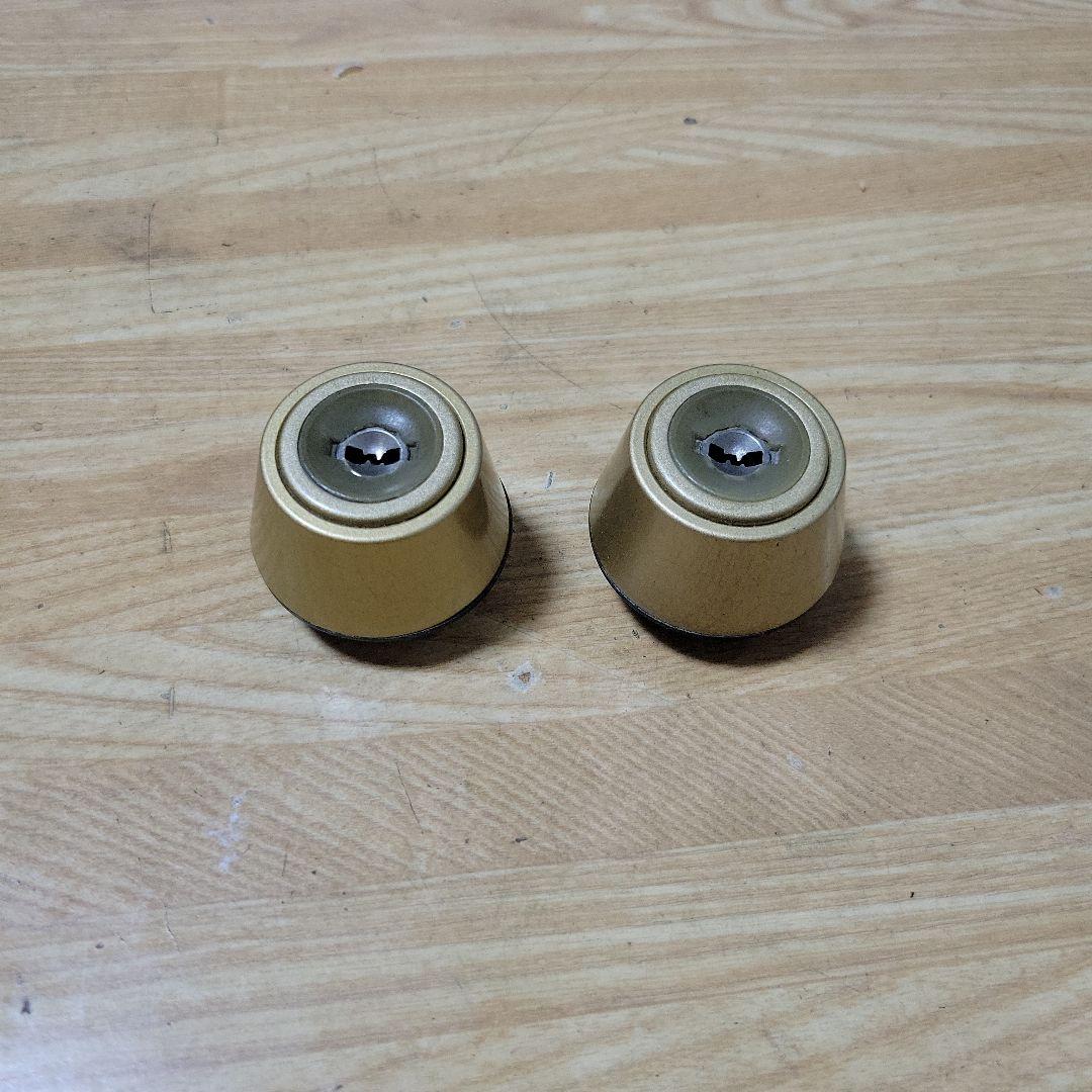 美和ロック 玄関用鍵 使用品 キー5本 箱付き