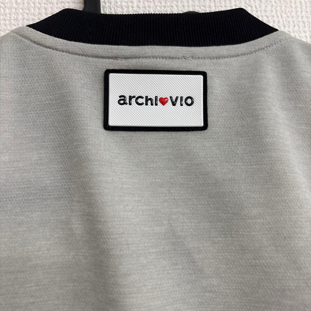 36 グレー　ARCHIVIO レディース　UV速乾配色切替プルオーバー