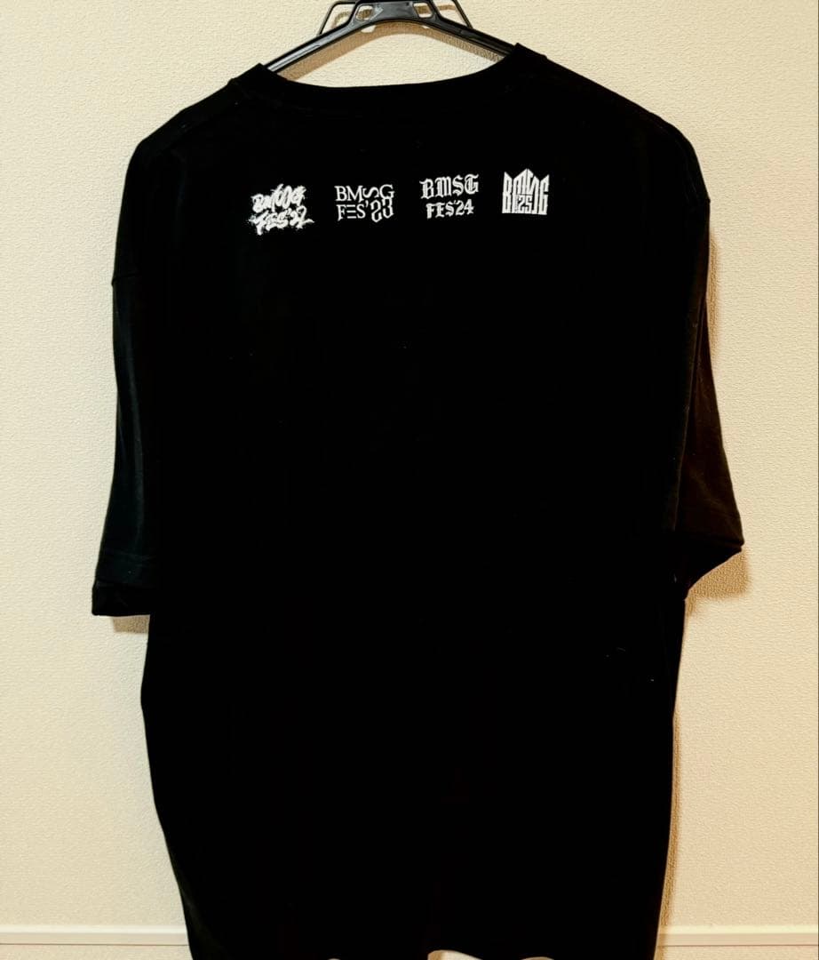 BM5G ロゴ Tシャツ 黒／XL