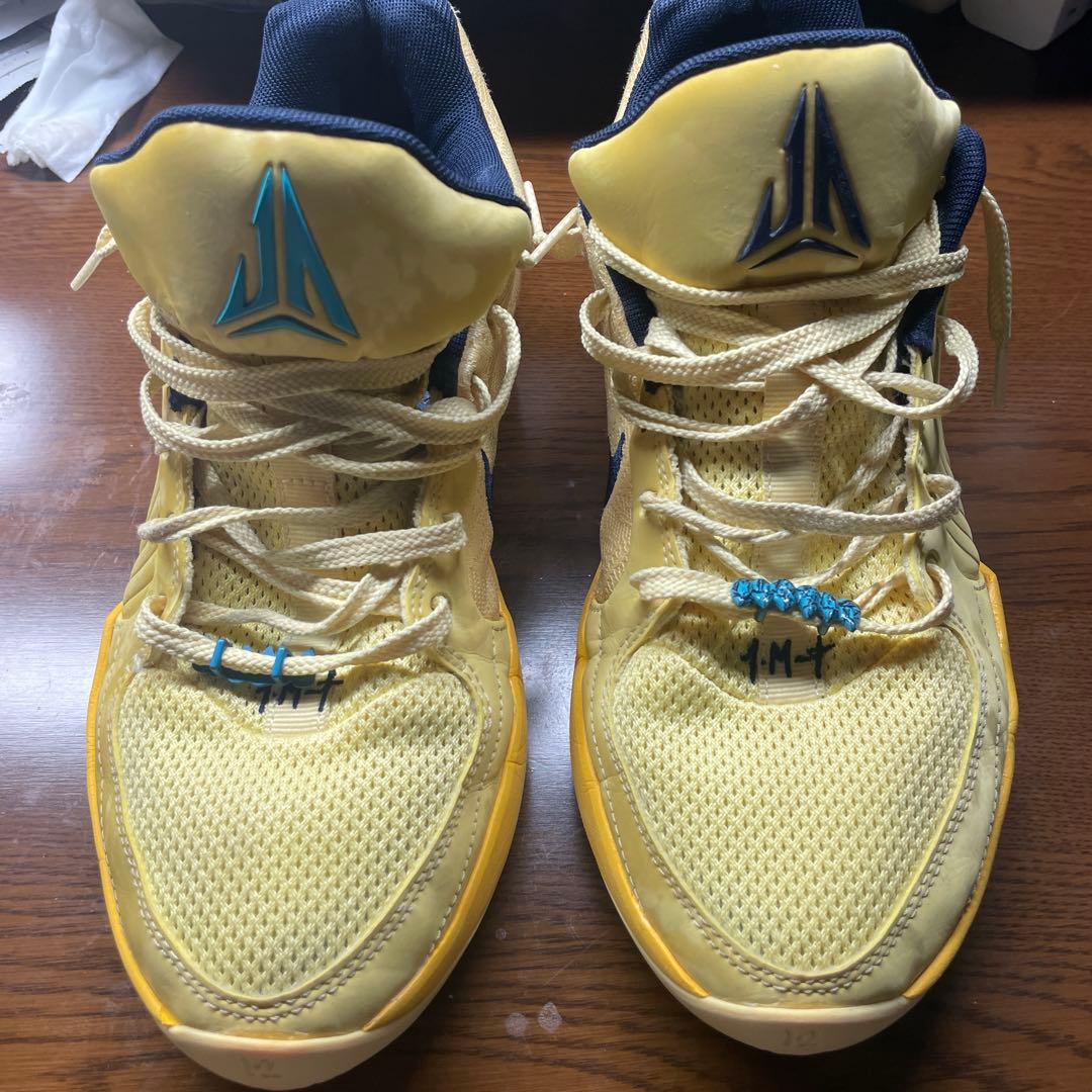 Nike バスケットボールシューズ イエロー/ブルー