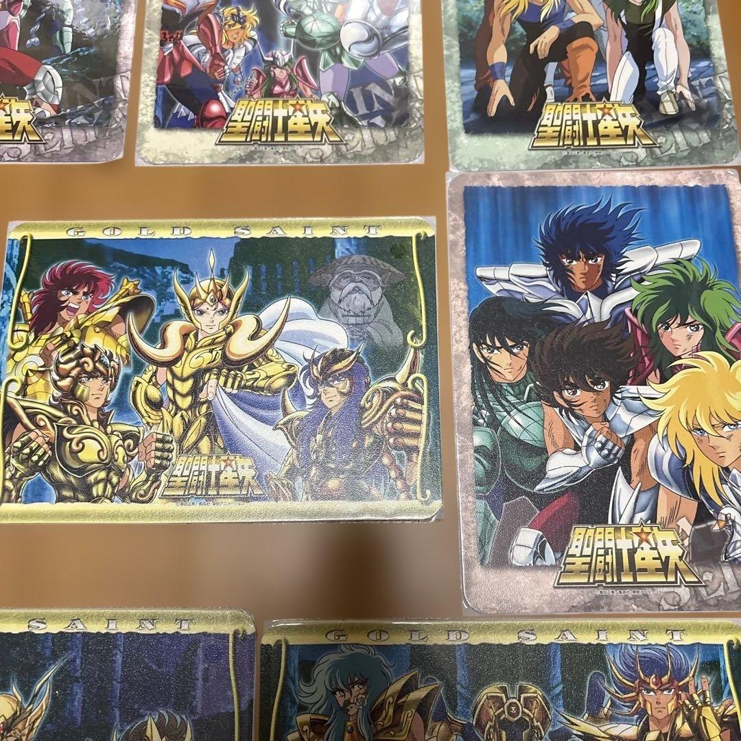 聖闘士星矢 ミニマウスパッド、パットダス8枚セット当時物
