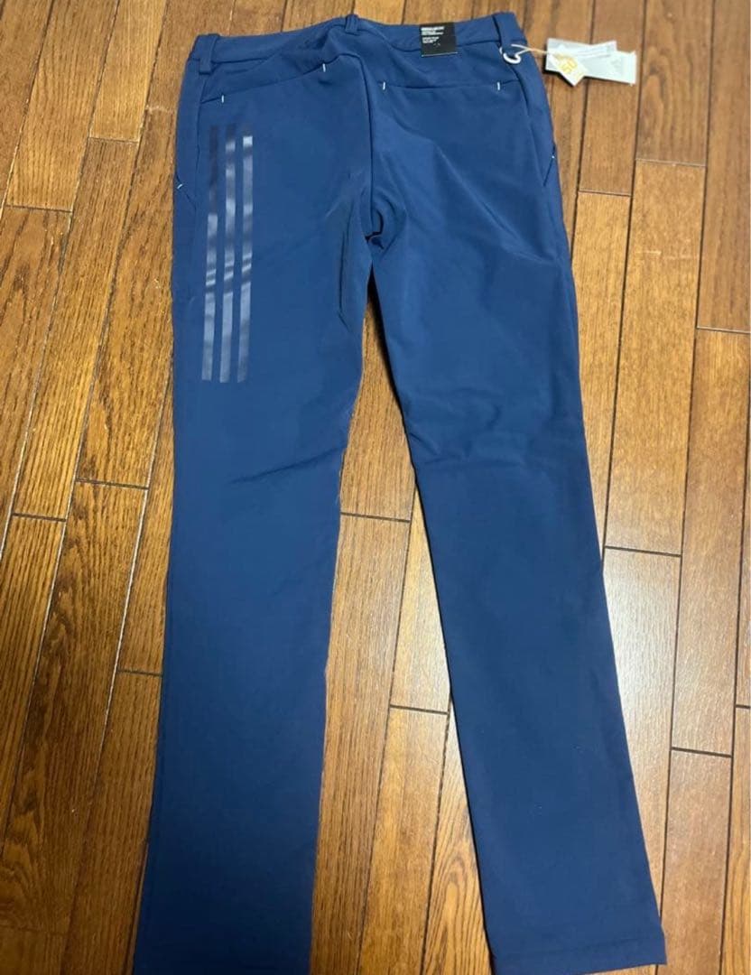 新品　XL アディダス　ゴルフ　adidas 裏起毛　ストレッチ　防風 パンツ