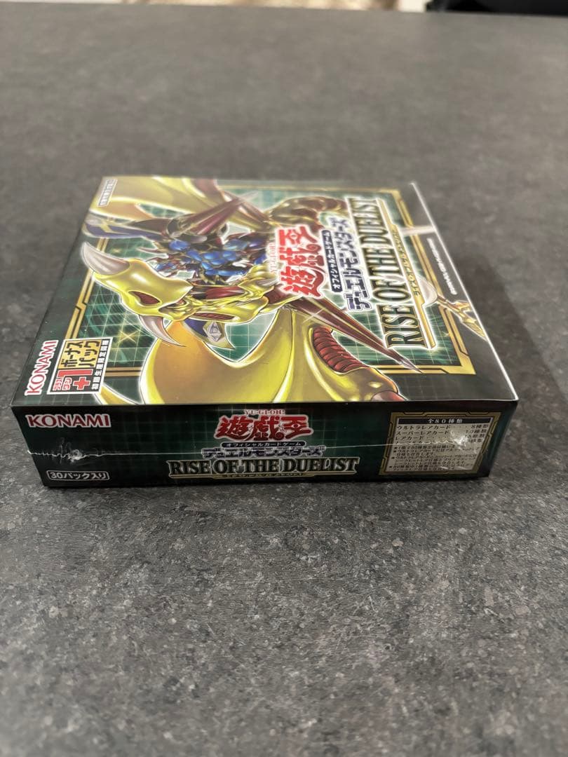 ★絶版BOX★初回限定版RISE OF THE DUELIST初期暗黒騎士ガイア