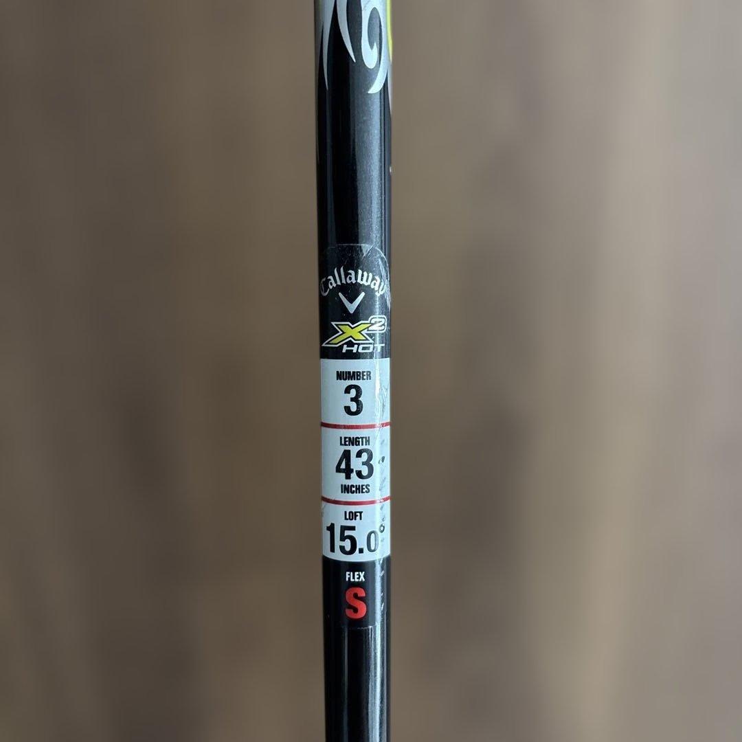 【今週迄価格】レフティCallaway X2 HOT 3番フェアウェイウッド