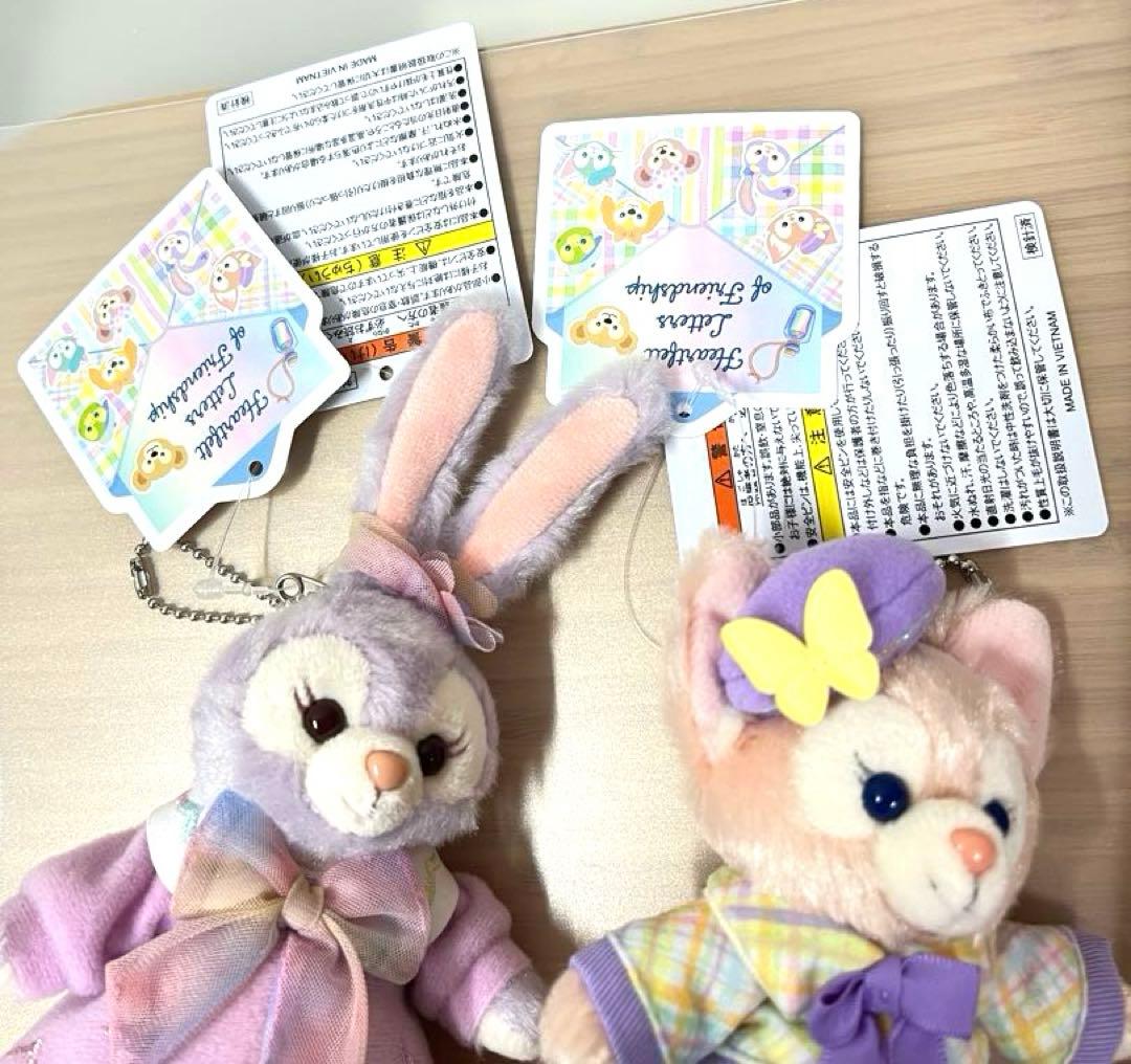 ハートフェルトレターズ　フレンドシップ　リーナベル　ステラルー　ぬいぐるみバッジ