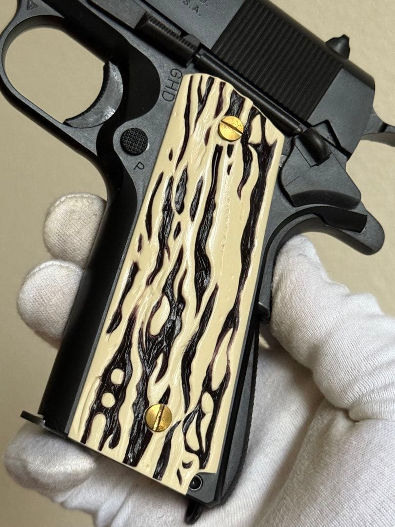 MGC コルト M1911A1 HW ガバメント 象牙風グリップ ガスガン