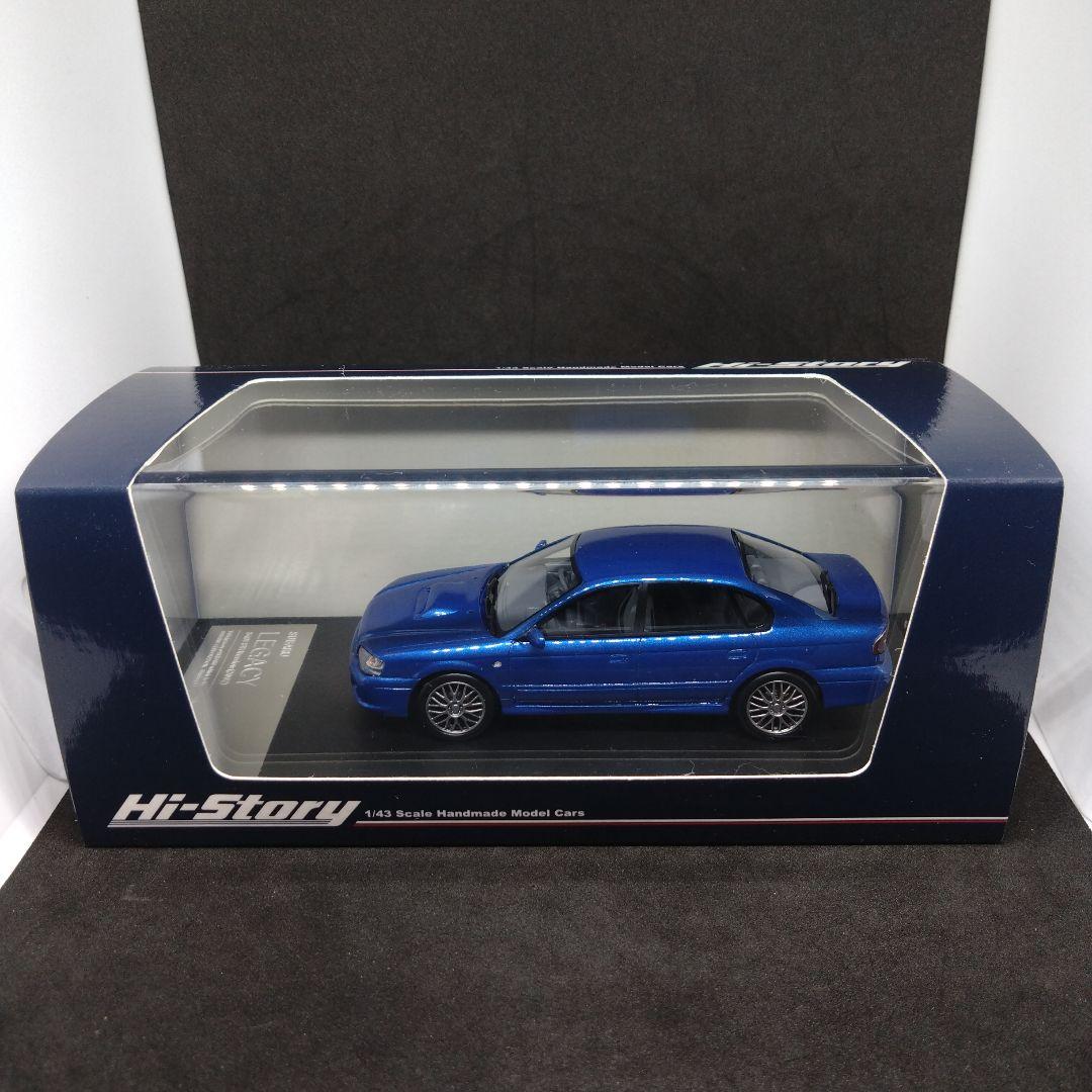 ハイストーリー 1/43 スバル レガシィ B4 S401 WRブルーマイカ