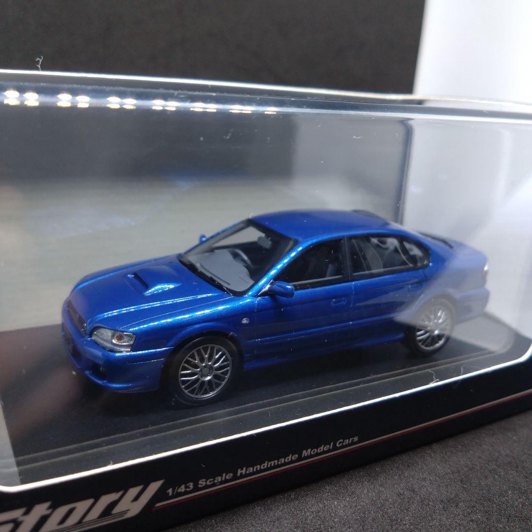 ハイストーリー 1/43 スバル レガシィ B4 S401 WRブルーマイカ