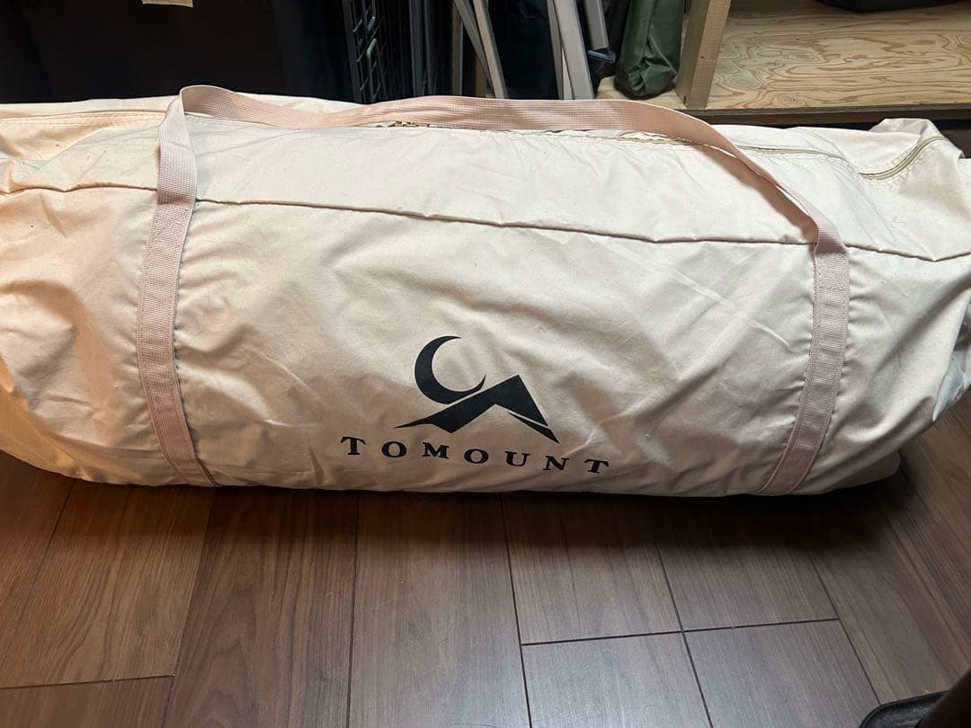 5M美品 tomountグランドシート付 ワンポールベルテント