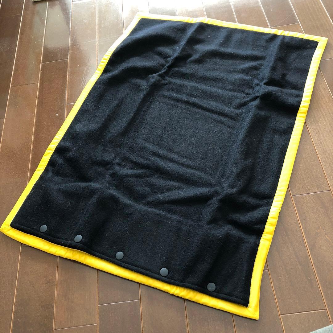 Vintage RALPH LAUREN ウール×レザー　カバー　ピローシャム