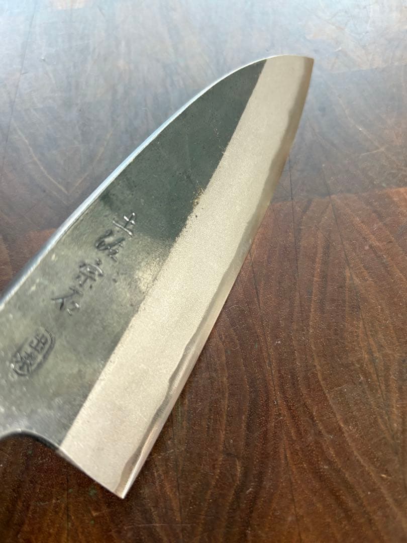 土佐打刃物　宗石　黒打　出刃　150mm 包丁　5寸　青紙　両刃　釣り