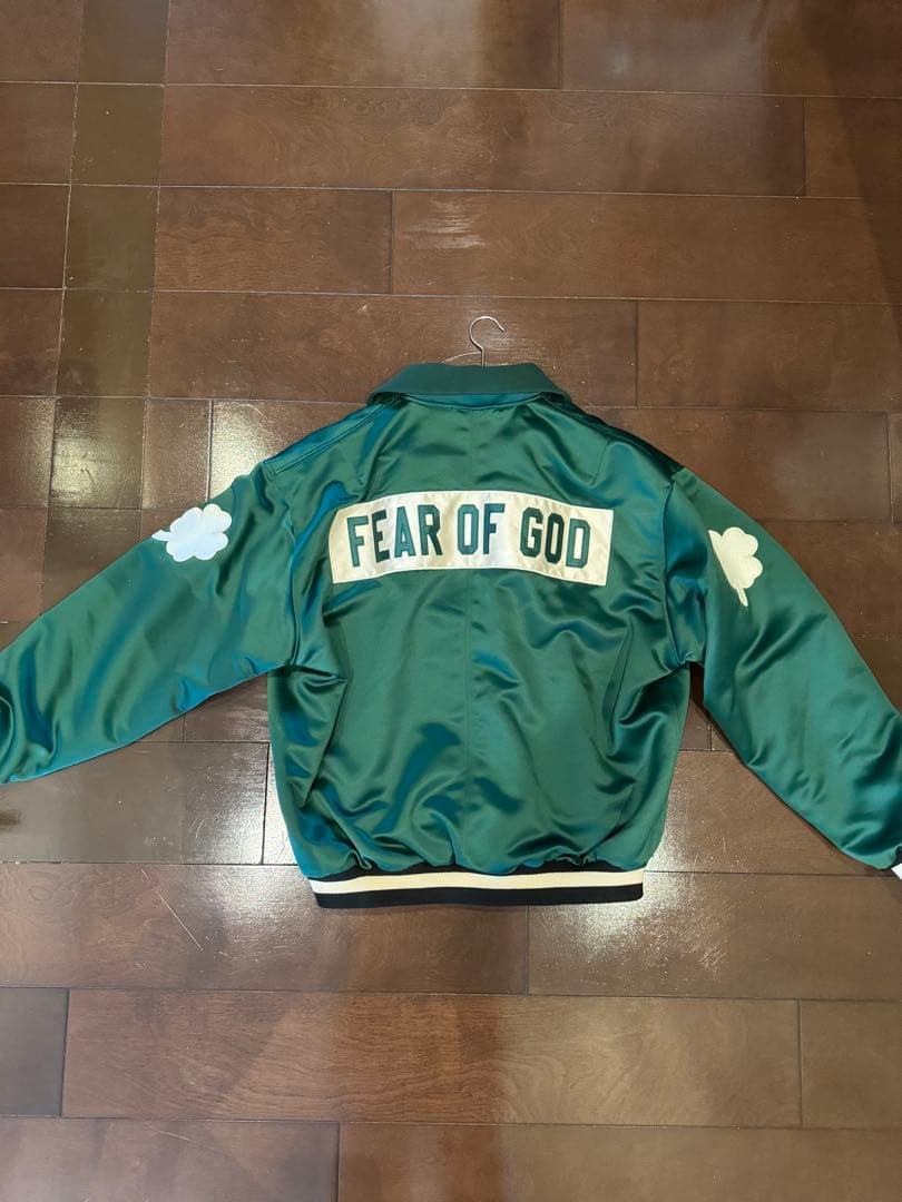 FEAR OF GOD ハーフジップジャケット グリーン