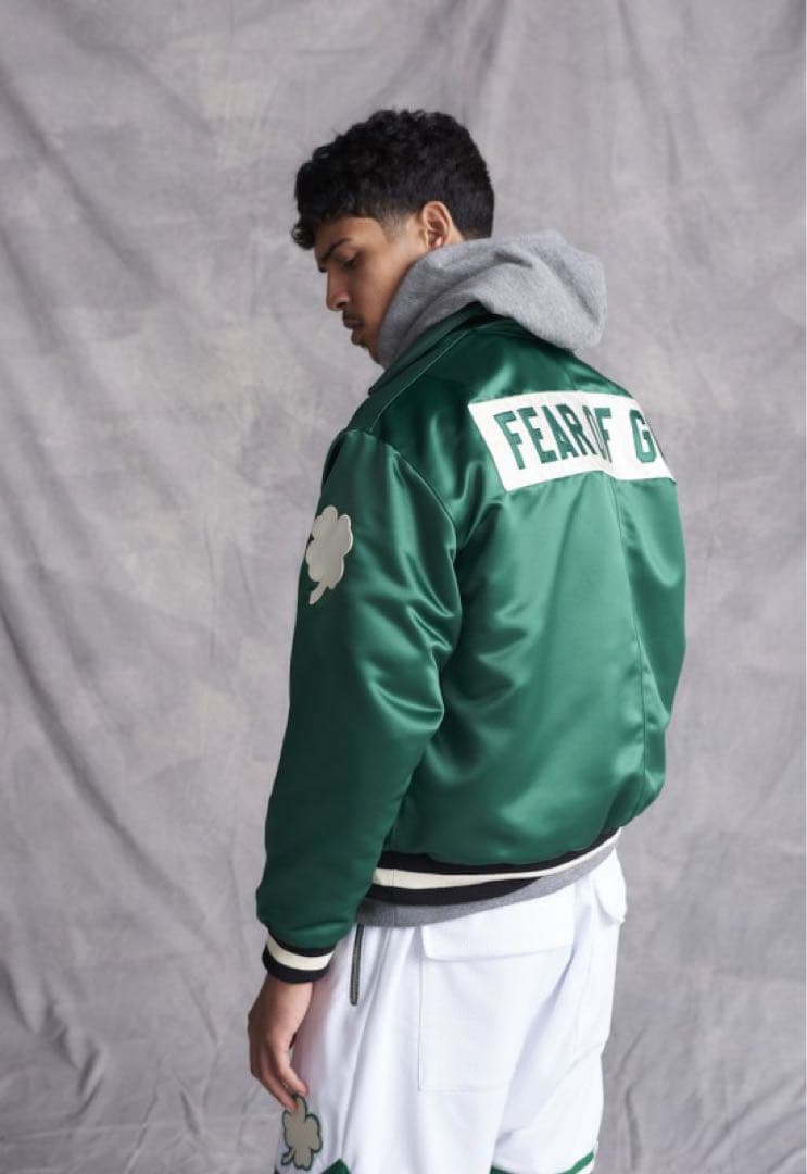 FEAR OF GOD ハーフジップジャケット グリーン