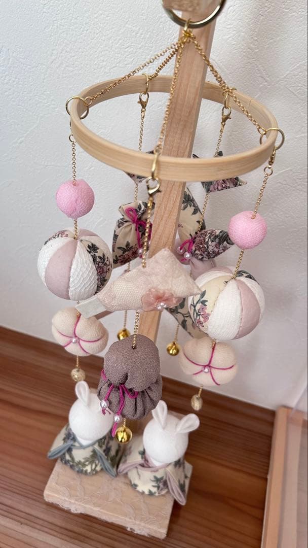 【つるし雛】リバティ 年中飾れる ハンドメイド ひな祭り つるし飾り|ケース付き