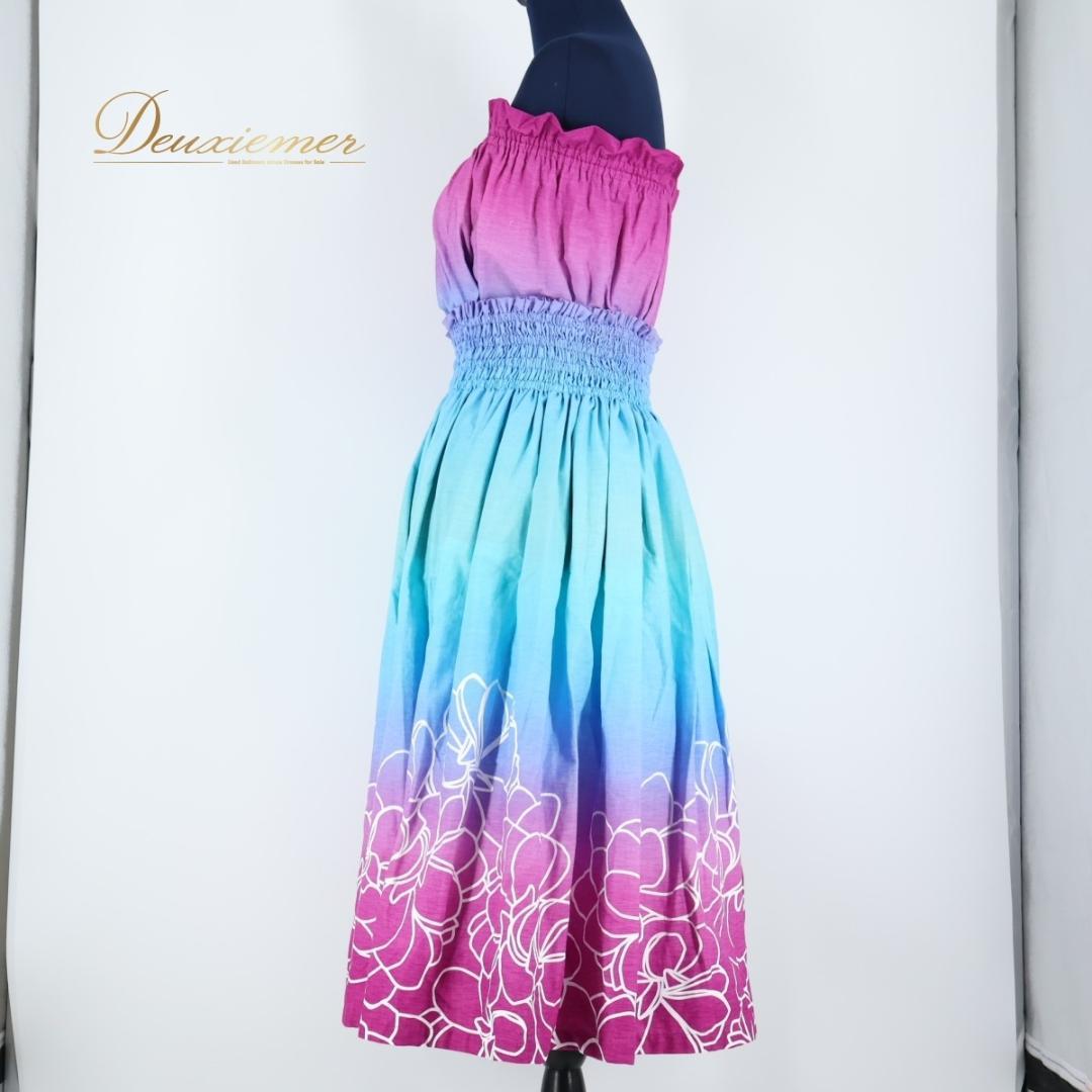 【美品 日本製 フラダンス衣装】ピンク ALOHA STANDARDS 上下