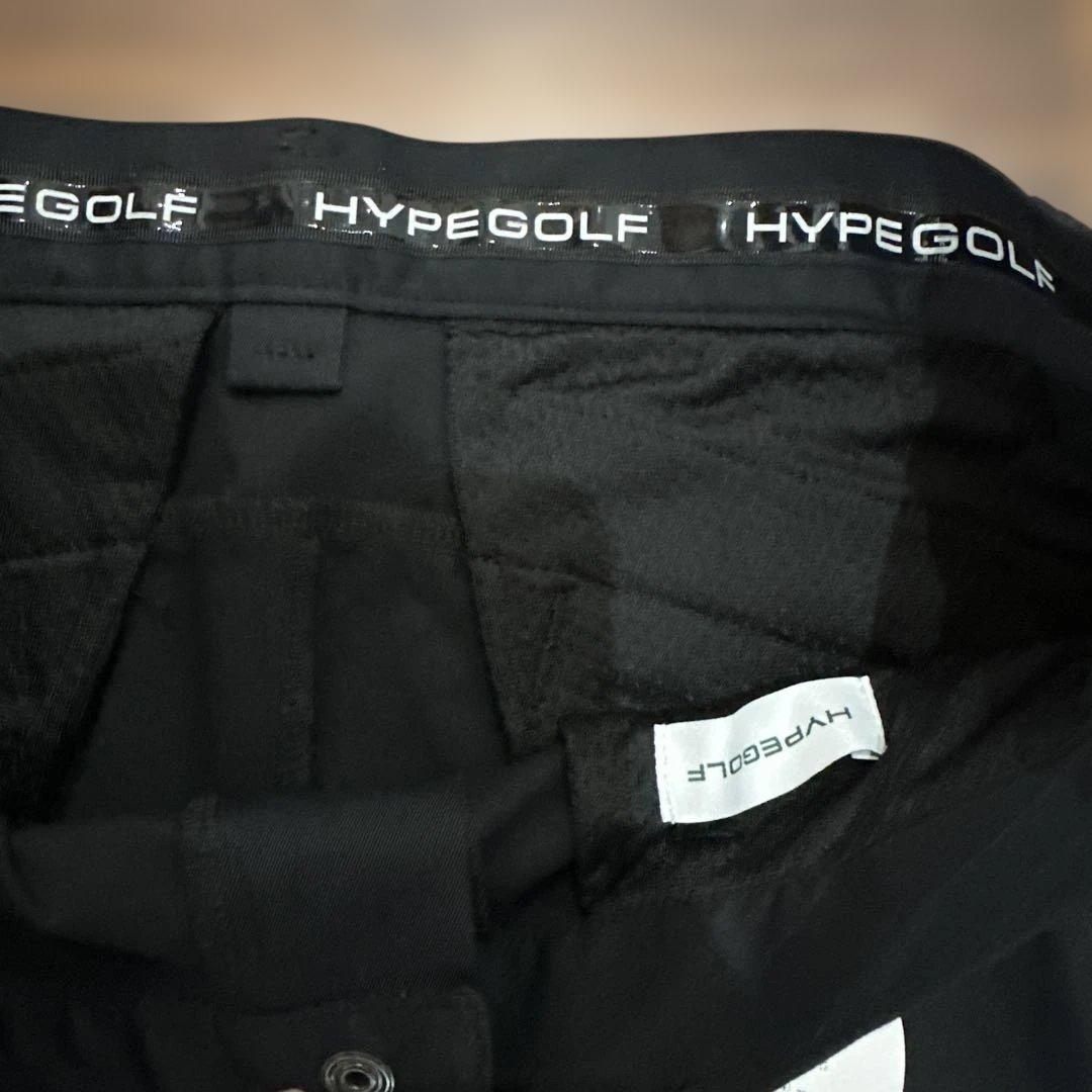 HYPEGOLF 黒パンツ新品未使用　ゴルフパンツメンズ　タグ付き
