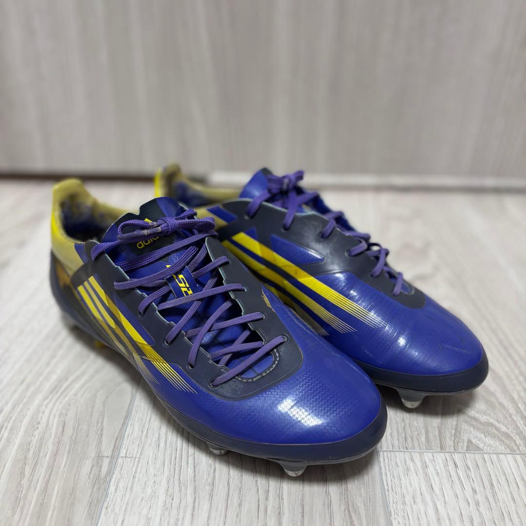 ※希少 販売終了adidas RS7 スパイクシューズ 紫/黄 25cm