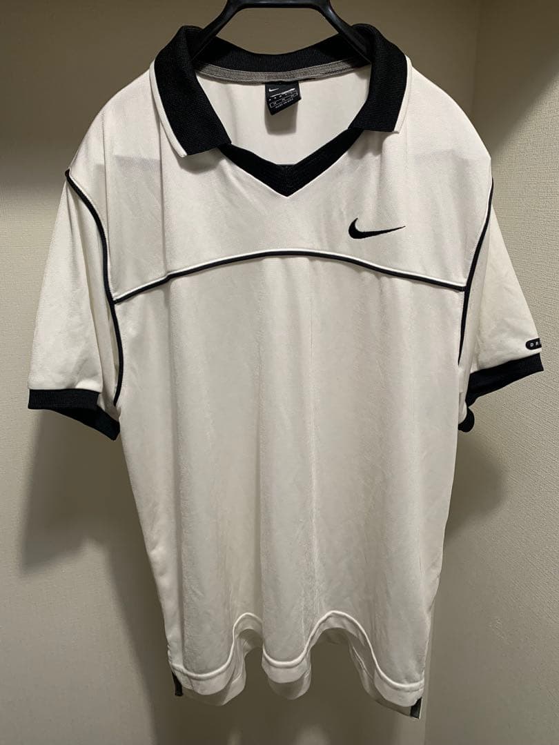 米国製 NIKE ナイキ AGASSI アガシ 半袖ゲームシャツ