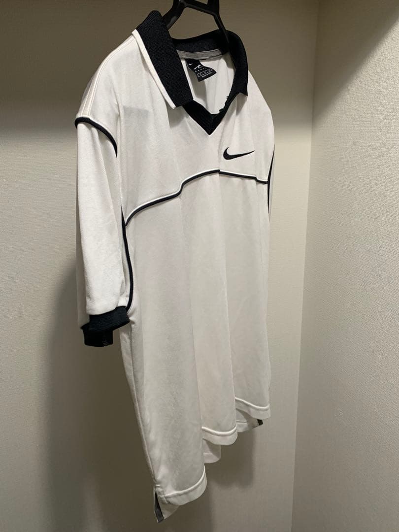 米国製 NIKE ナイキ AGASSI アガシ 半袖ゲームシャツ