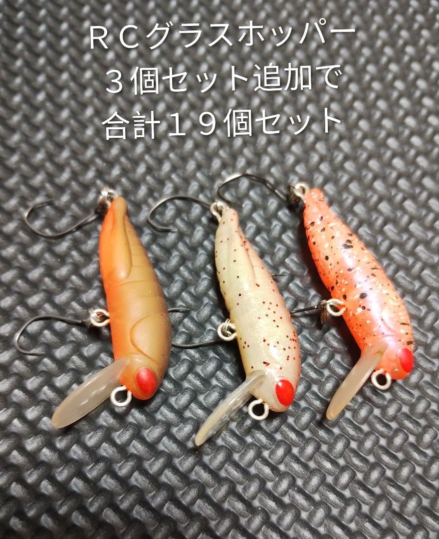 ＲＣグラスホッパー 微笑みグロー・みどぴぃ〜の風塗装品 １９個セット