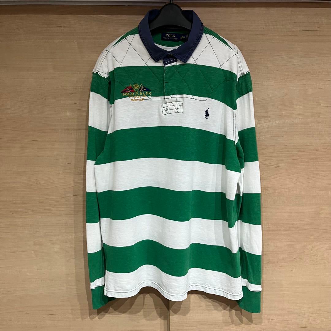 POLO RALPH LAUREN ラルフローレン ラガーシャツ ボーダー XL