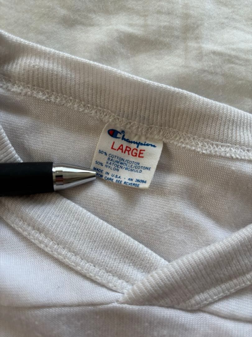 チャンピオン　80s フットボールtee トリコタグ