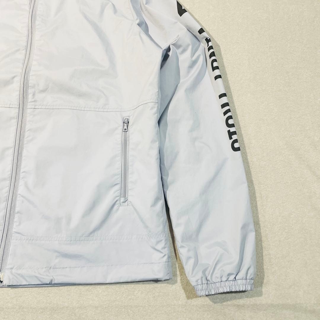 【美品!】23区GOLF テック系 フルジップ ナイロンジャケット L グレー