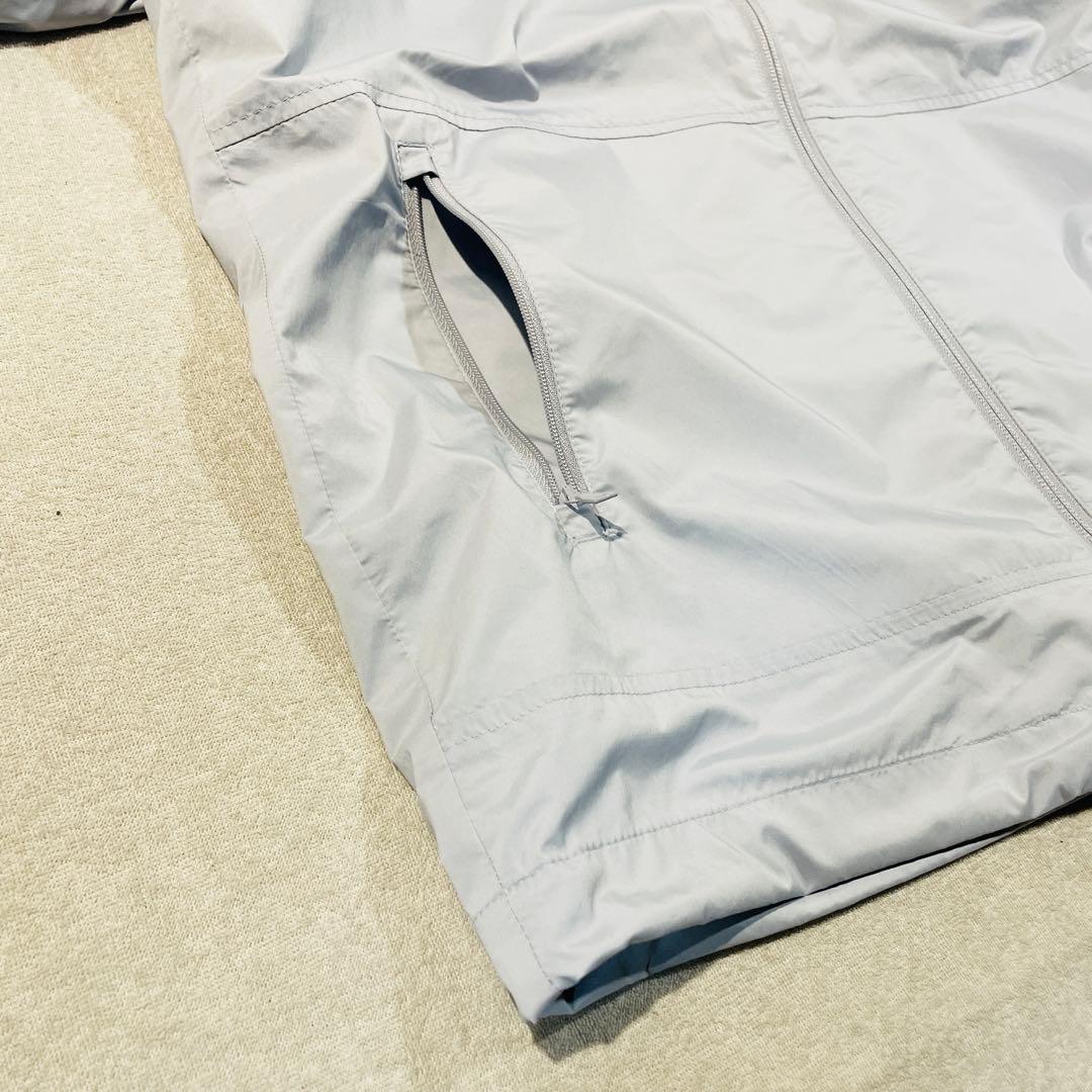【美品!】23区GOLF テック系 フルジップ ナイロンジャケット L グレー