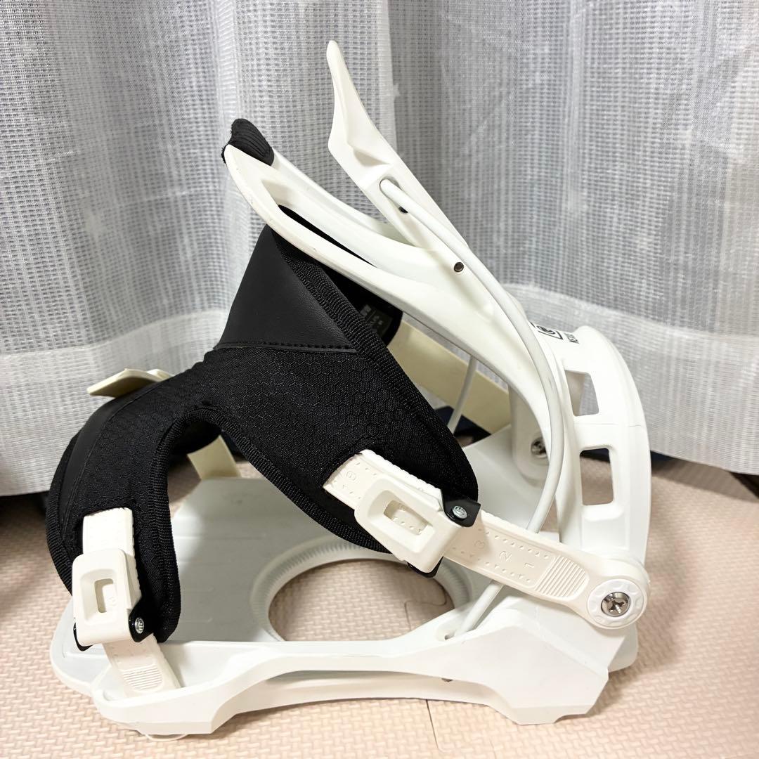 23-24 FLOW Lサイズ　スノーボード　ビンディング　バインディング　白